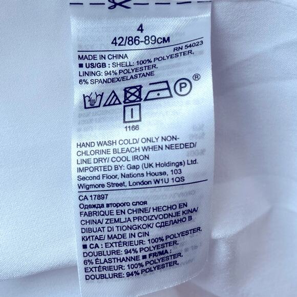 BANANA REPUBLIC ANGELIC GODDESS TIERED FLOWY SUMMER PARTY DRESS WHITE - 4 - Picture 8 of 9